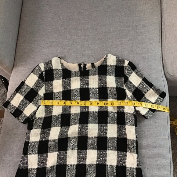 Gingham raw edge top - Picture 6 of 7